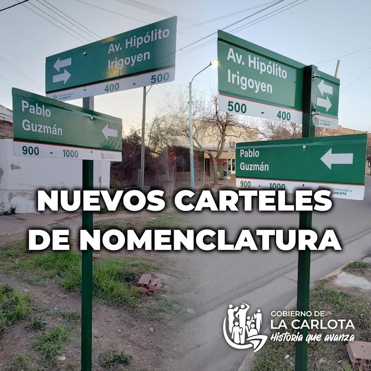 Carteles calles
