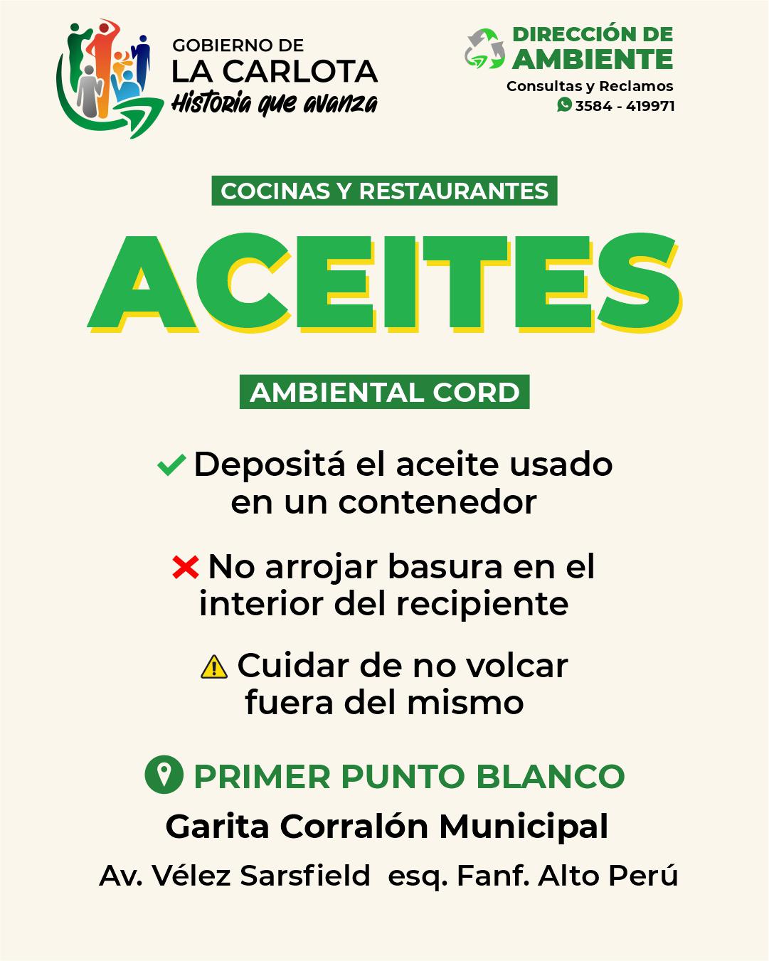 Residuos - Aceites
